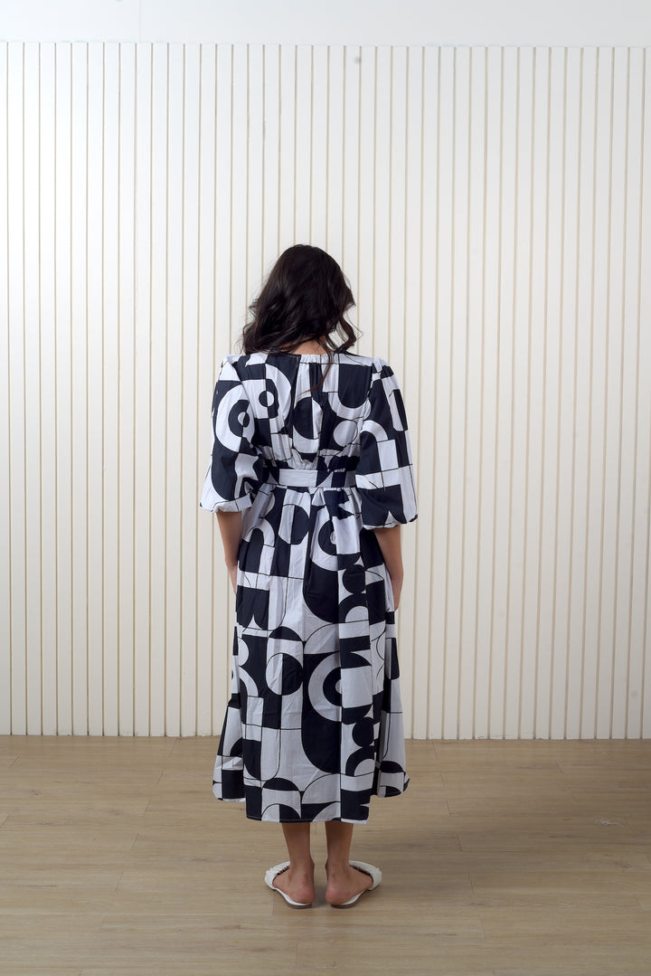 Black Abstract Dress