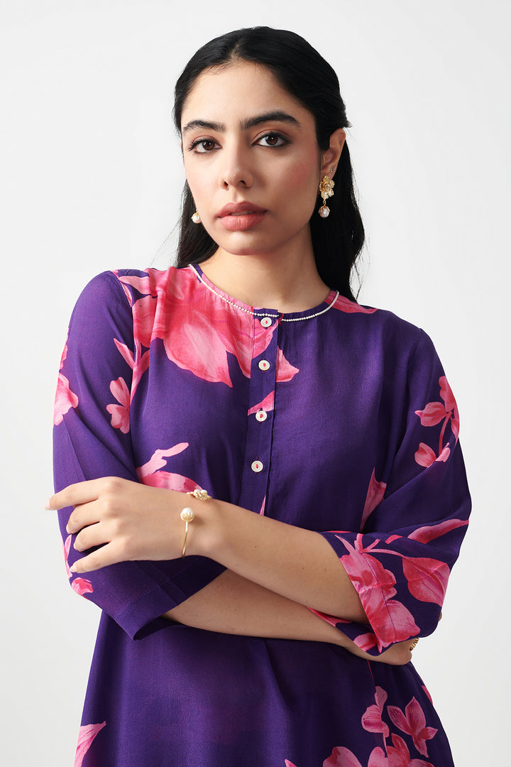 Jashn Purple Kurta Set of 2