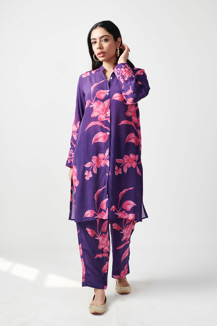 Jashn Purple Co-ord Set of 2