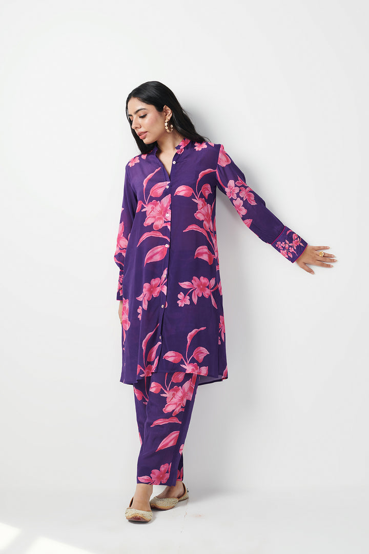 Jashn Purple Co-ord Set of 2