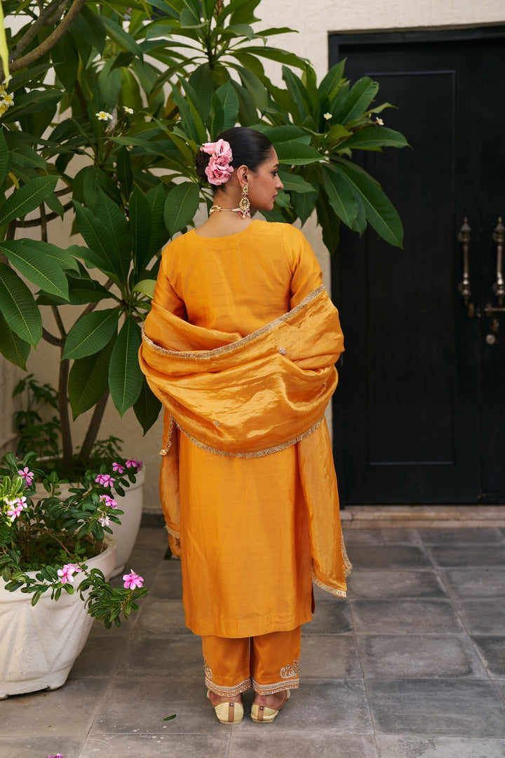 Inayat Mustard Kurta Set of 3