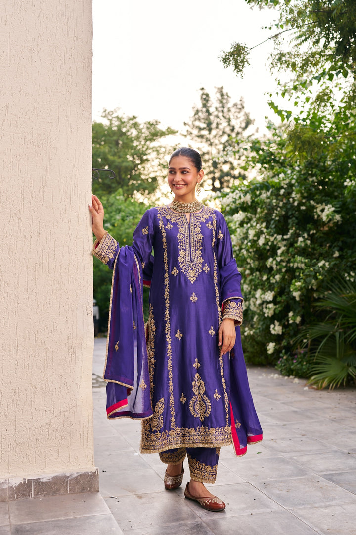 Blue Inayat Kurta Set of 3