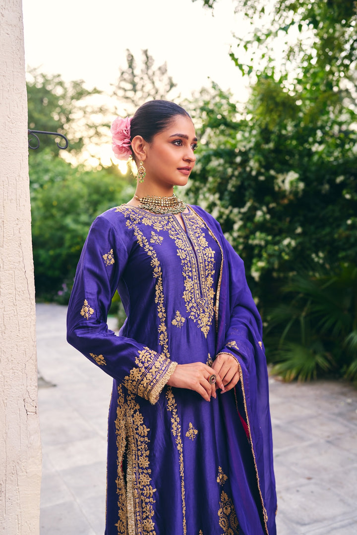 Blue Inayat Kurta Set of 3