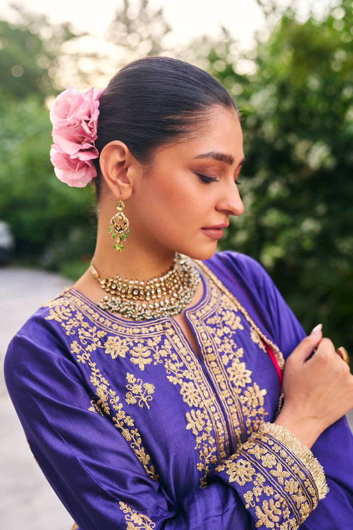 Blue Inayat Kurta Set of 3