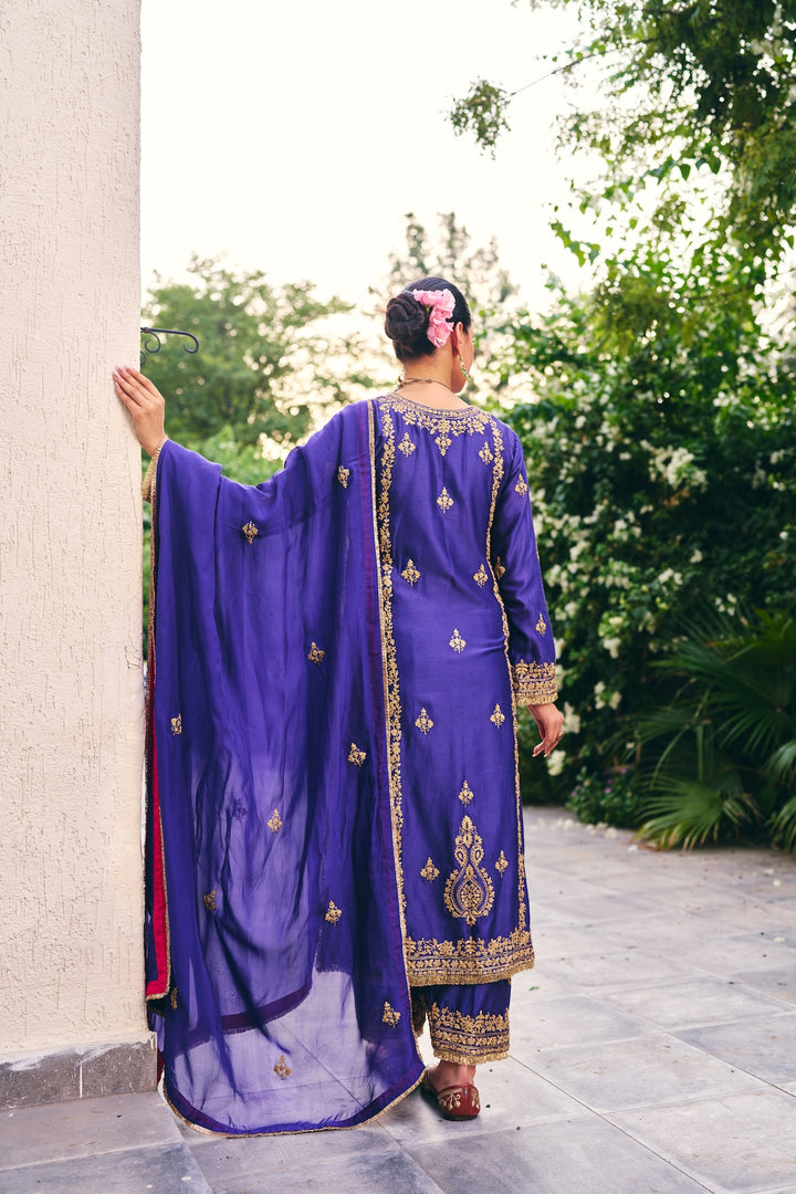 Blue Inayat Kurta Set of 3