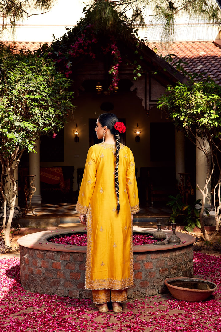 Yellow Inayat Kurta Set of 3