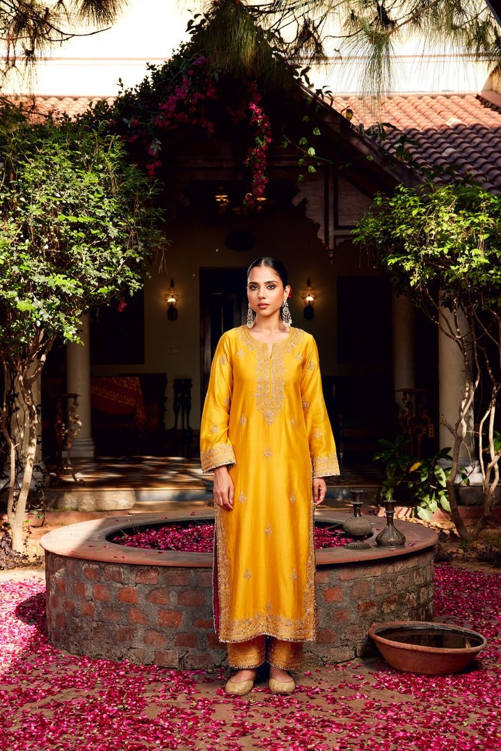 Yellow Inayat Kurta Set of 3