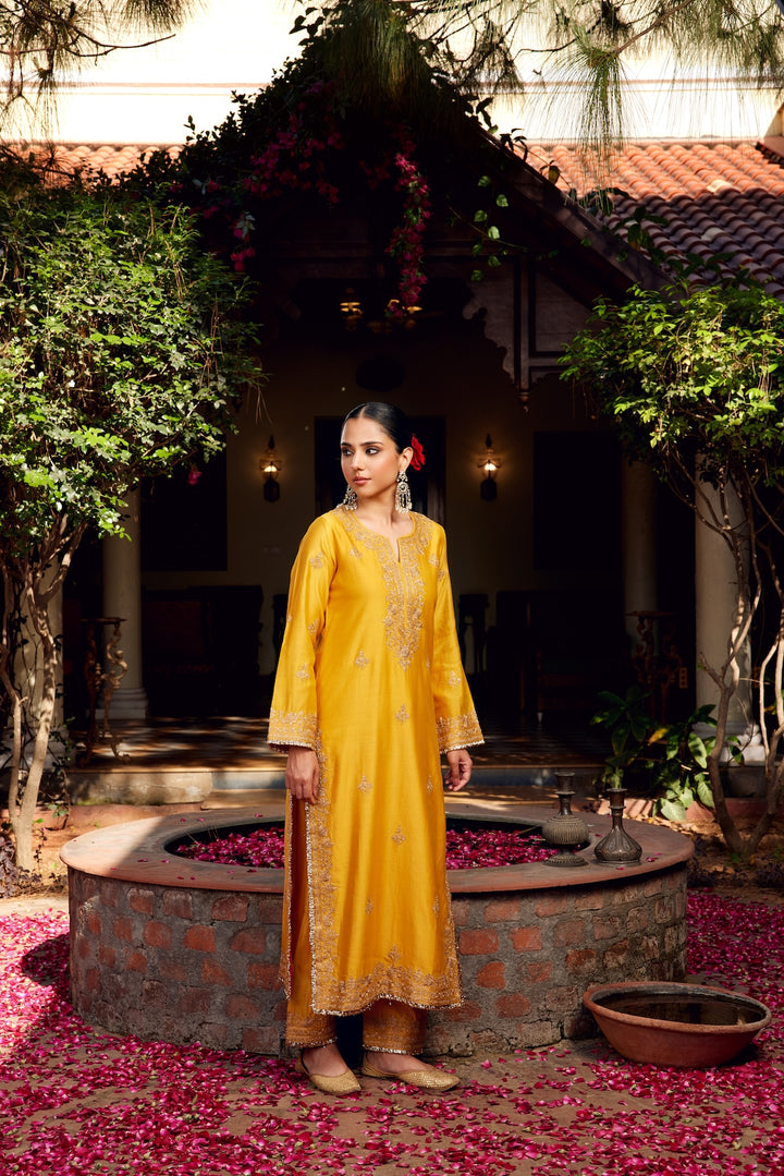 Yellow Inayat Kurta Set of 3