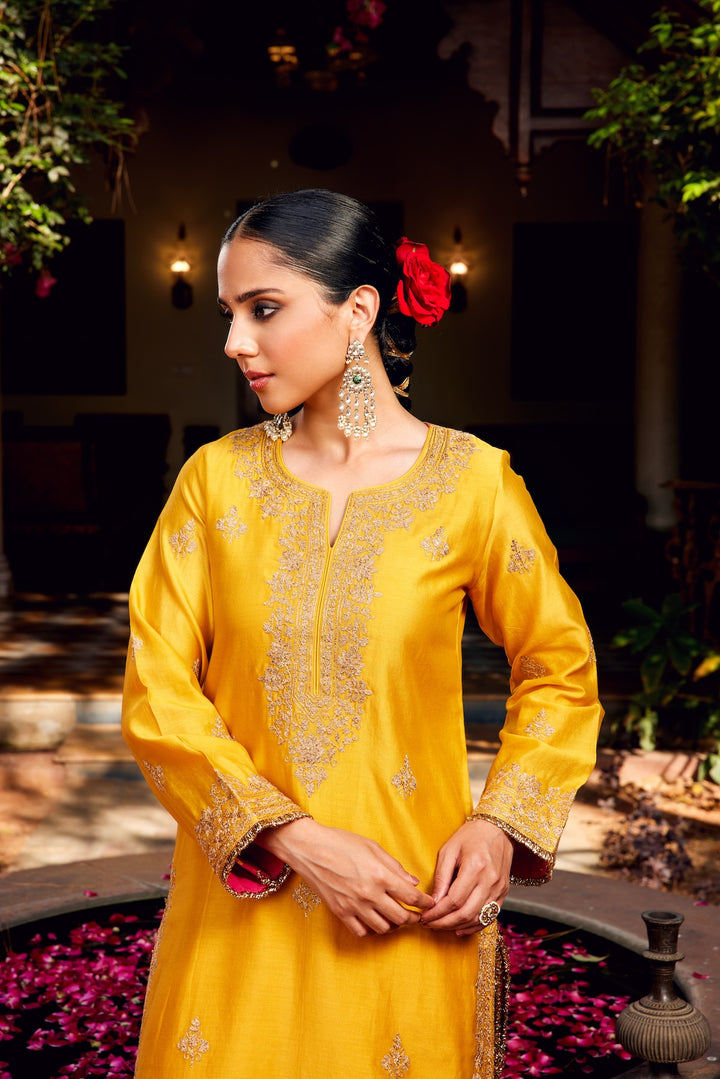 Yellow Inayat Kurta Set of 3