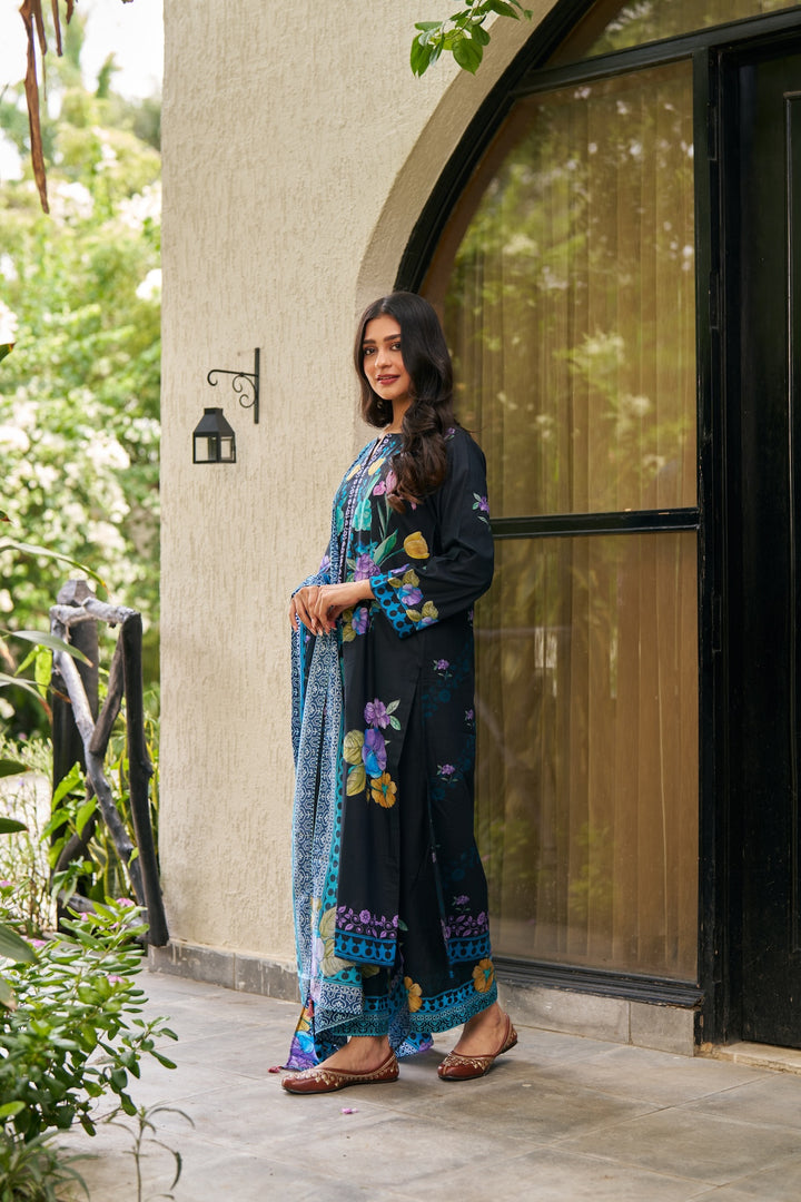 Dhwani Black Kurta Set of 3