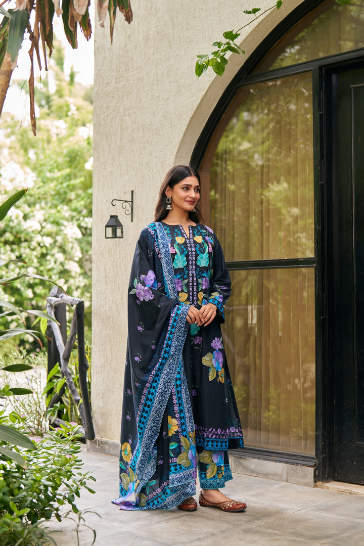 Dhwani Black Kurta Set of 3