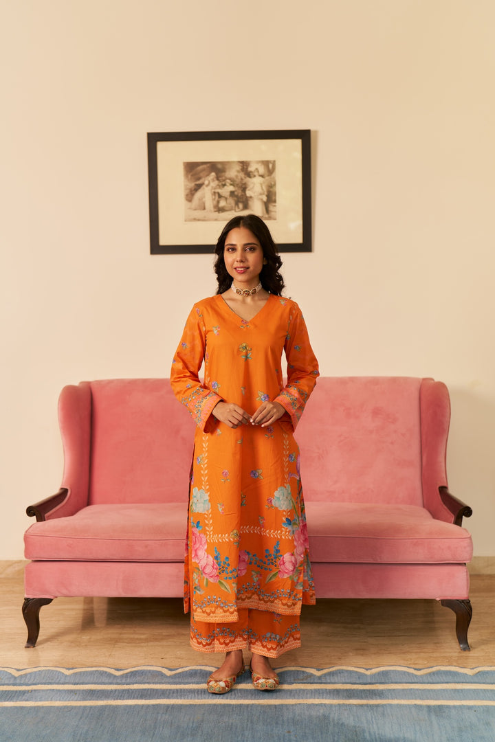 Dhwani Narangi Kurta Set of 3