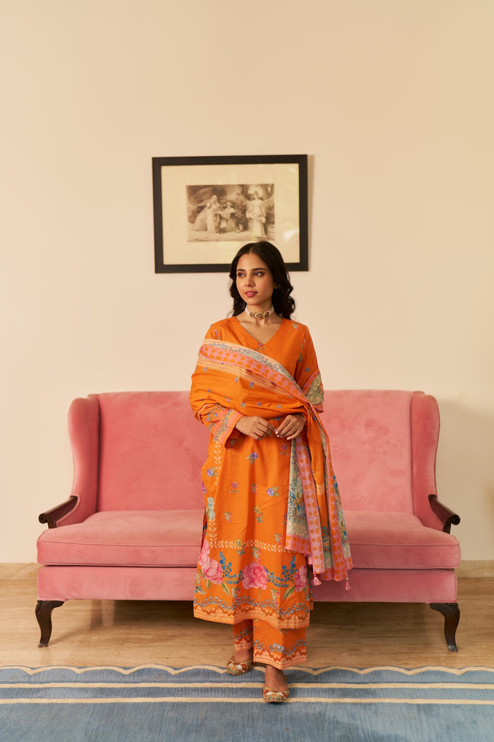 Dhwani Narangi Kurta Set of 3