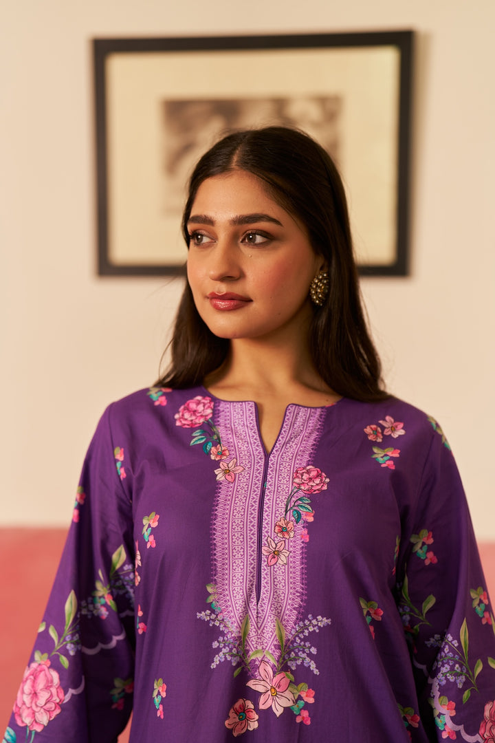 Dhwani Purple Kurta Set of 3