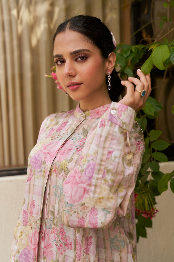 T.G.I.F ❤️ Oversized Pink Shirt Dress