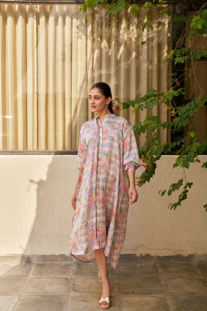 T.G.I.F ❤️ Oversized Blue Shirt Dress