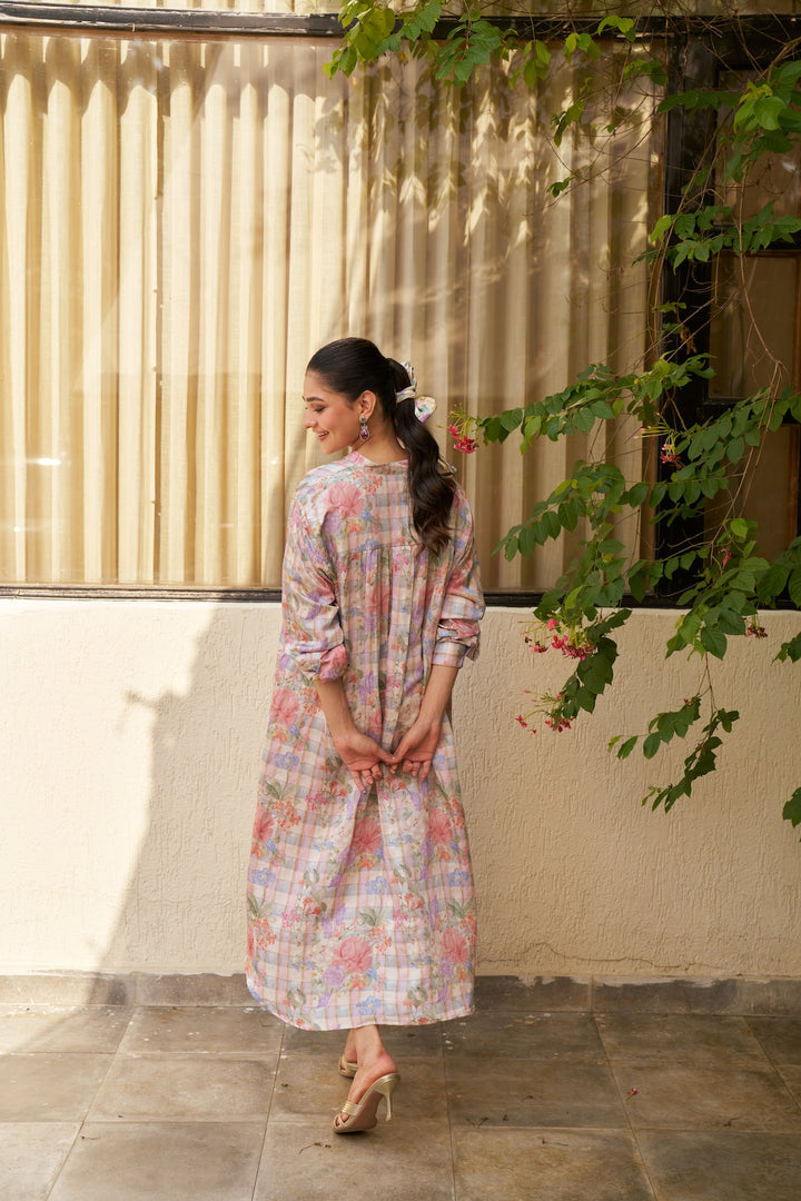 T.G.I.F ❤️ Oversized Blue Shirt Dress