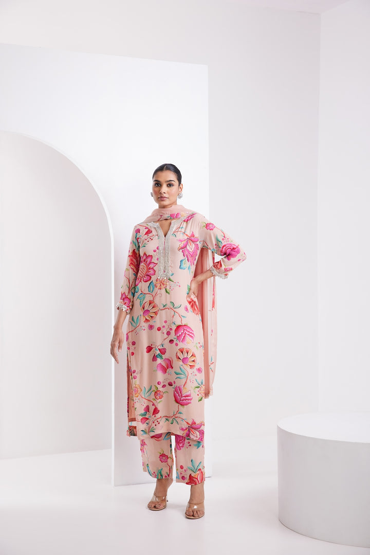 Kamal Pearl Printed Kurta Set of 3