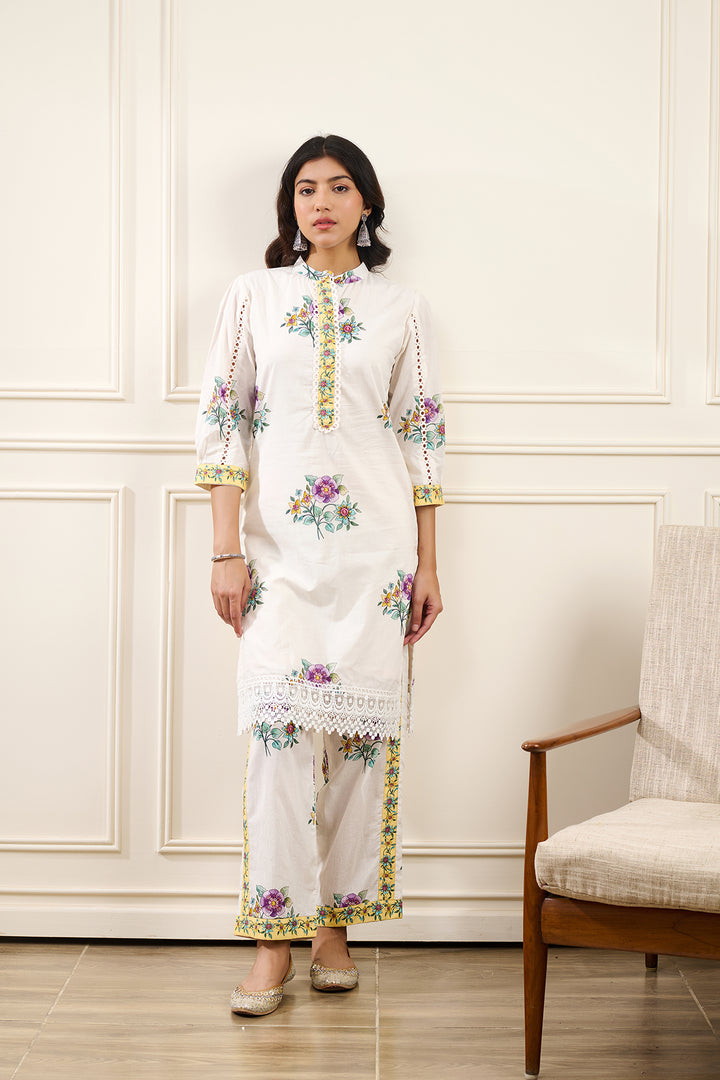 Gul-Mohar Kurta Set- SET OF 2