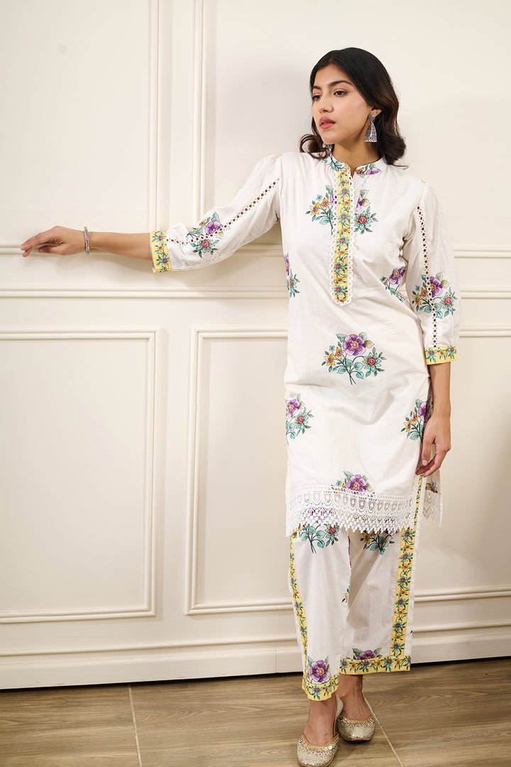 Gul-Mohar Kurta Set- SET OF 2
