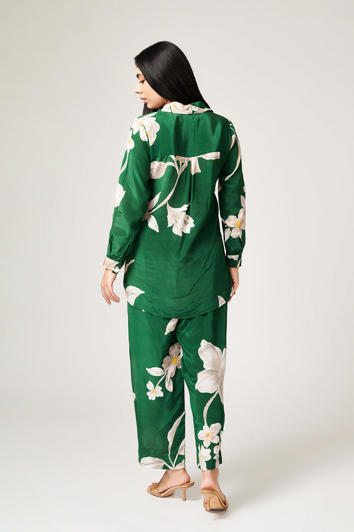 Jasmine Green Co-ord Set - Set of 2