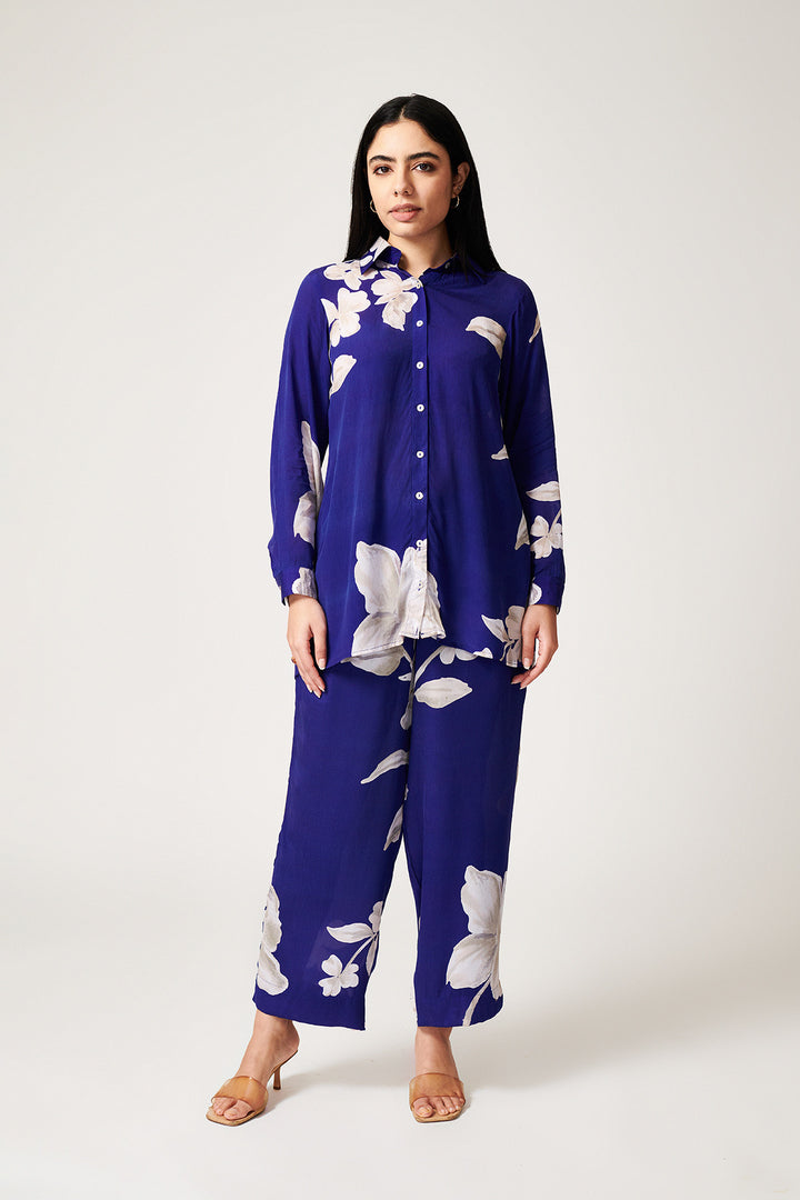 Jasmine Blue Co-ord Set - Set of 2