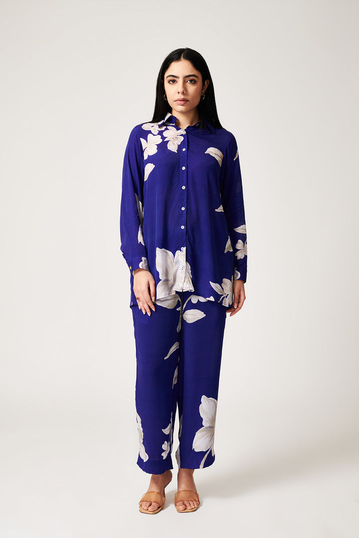 Jasmine Blue Co-ord Set - Set of 2