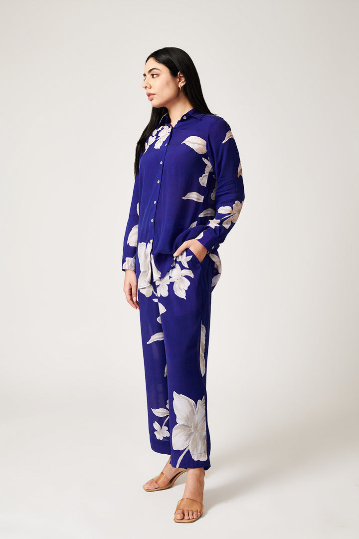 Jasmine Blue Co-ord Set - Set of 2