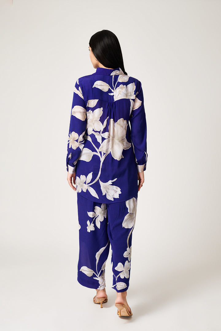 Jasmine Blue Co-ord Set - Set of 2