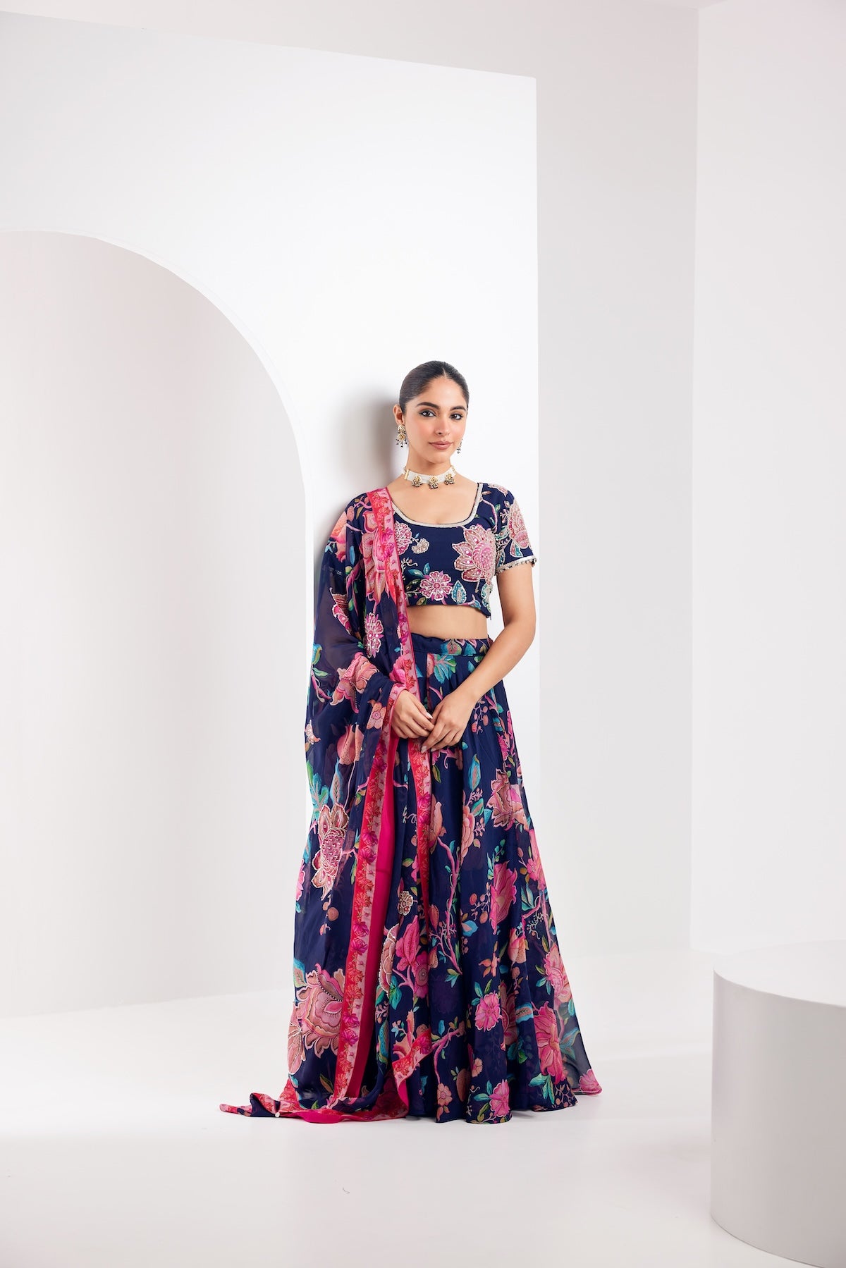 Kamal Blue Lehenga Set