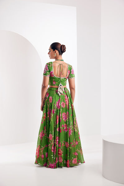 Kamal Green Lehenga Set