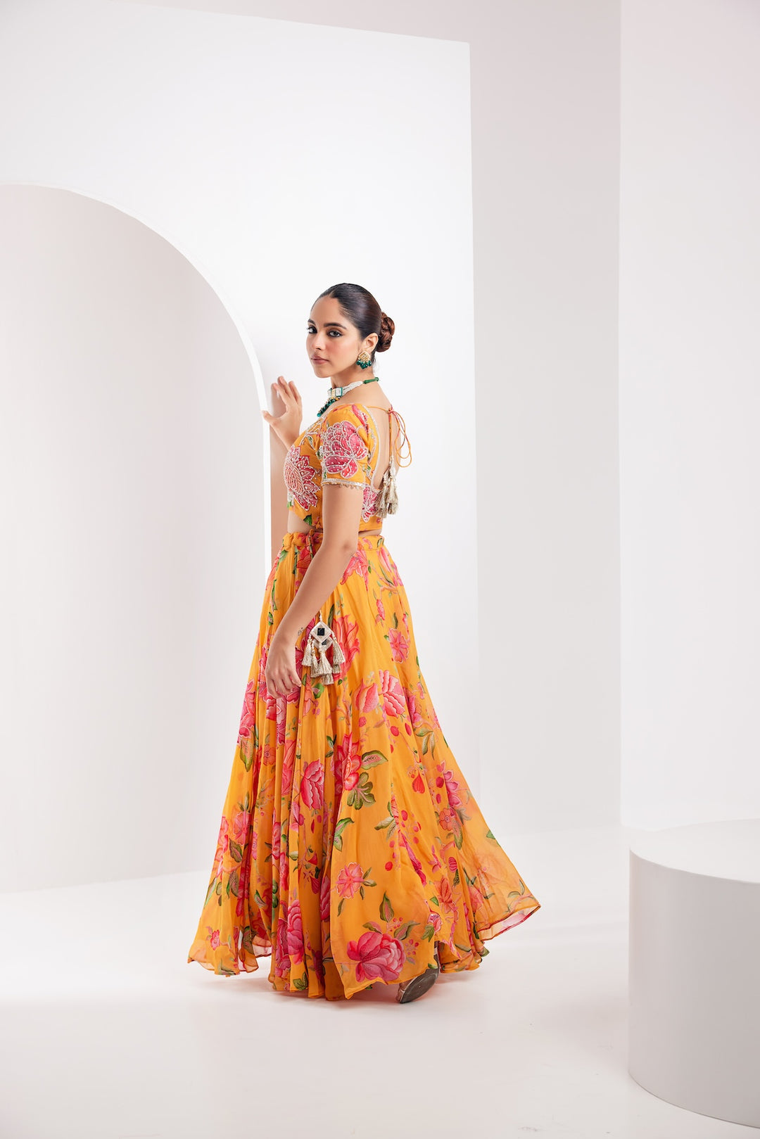 Kamal Yellow Lehenga Set