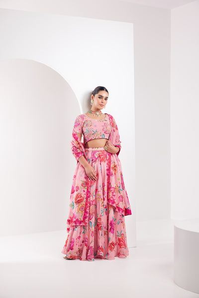 Kamal Blush Pink Lehenga Set