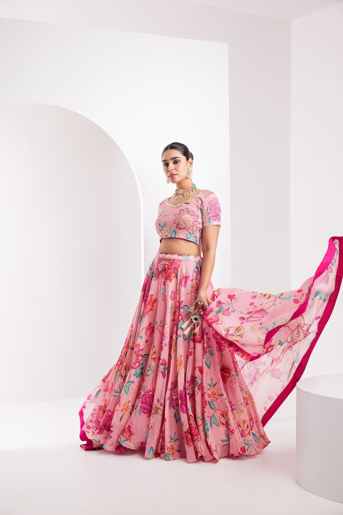 Kamal Blush Pink Lehenga Set