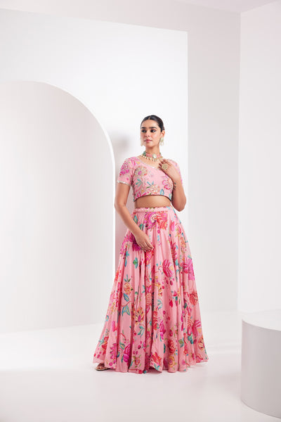 Kamal Blush Pink Lehenga Set