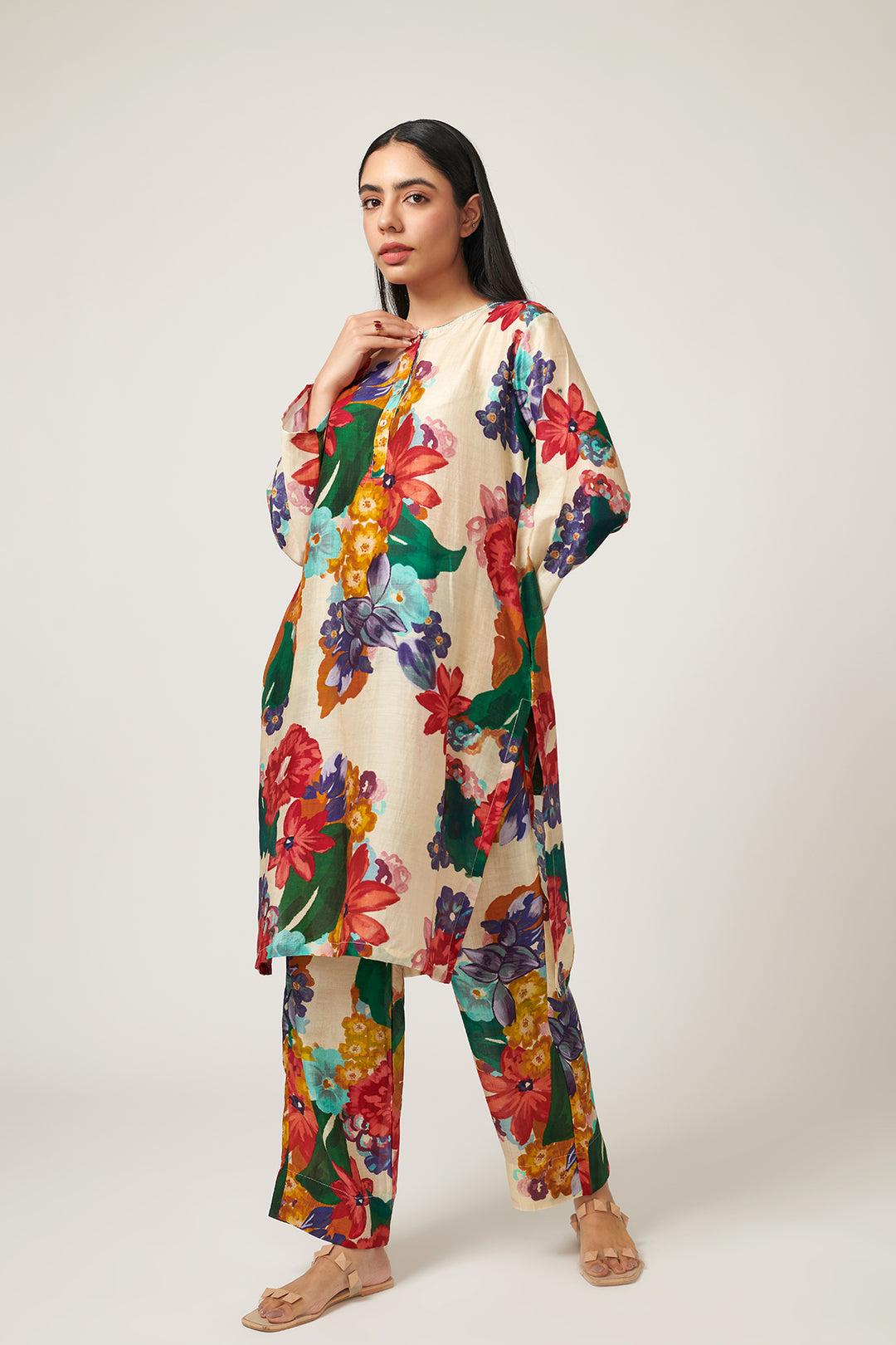 Songs Of Summer White Kurta Set of 2