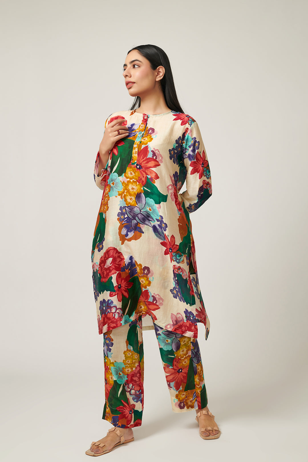 Songs Of Summer White Kurta Set of 2