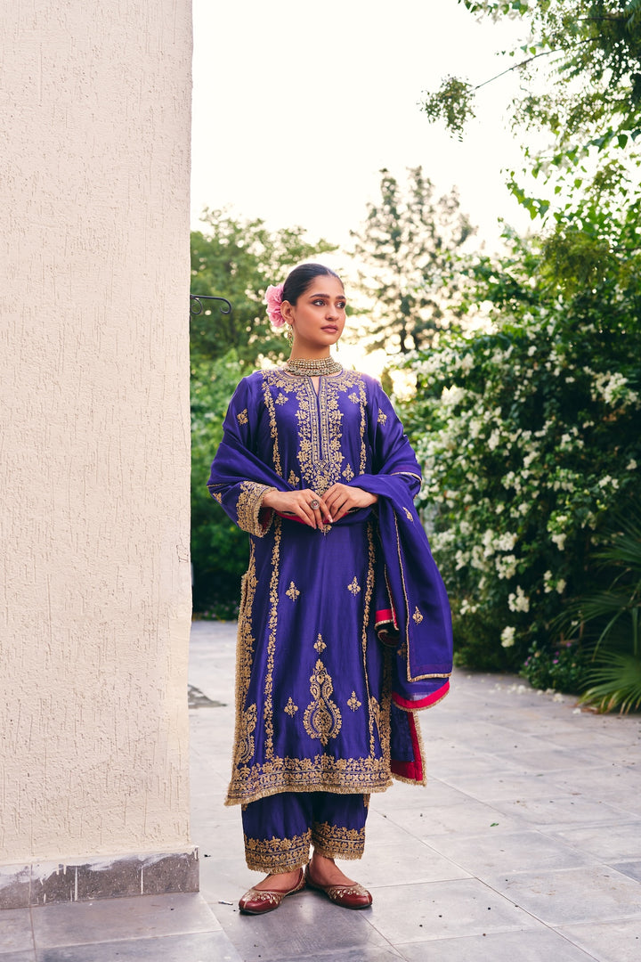 Blue Inayat Kurta Set of 3