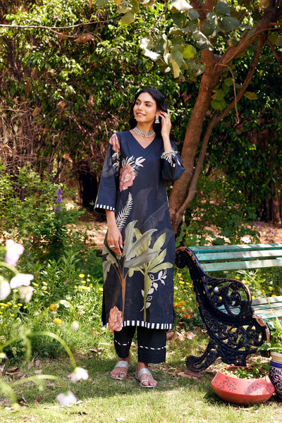 Noor Black Kurta Set of 3