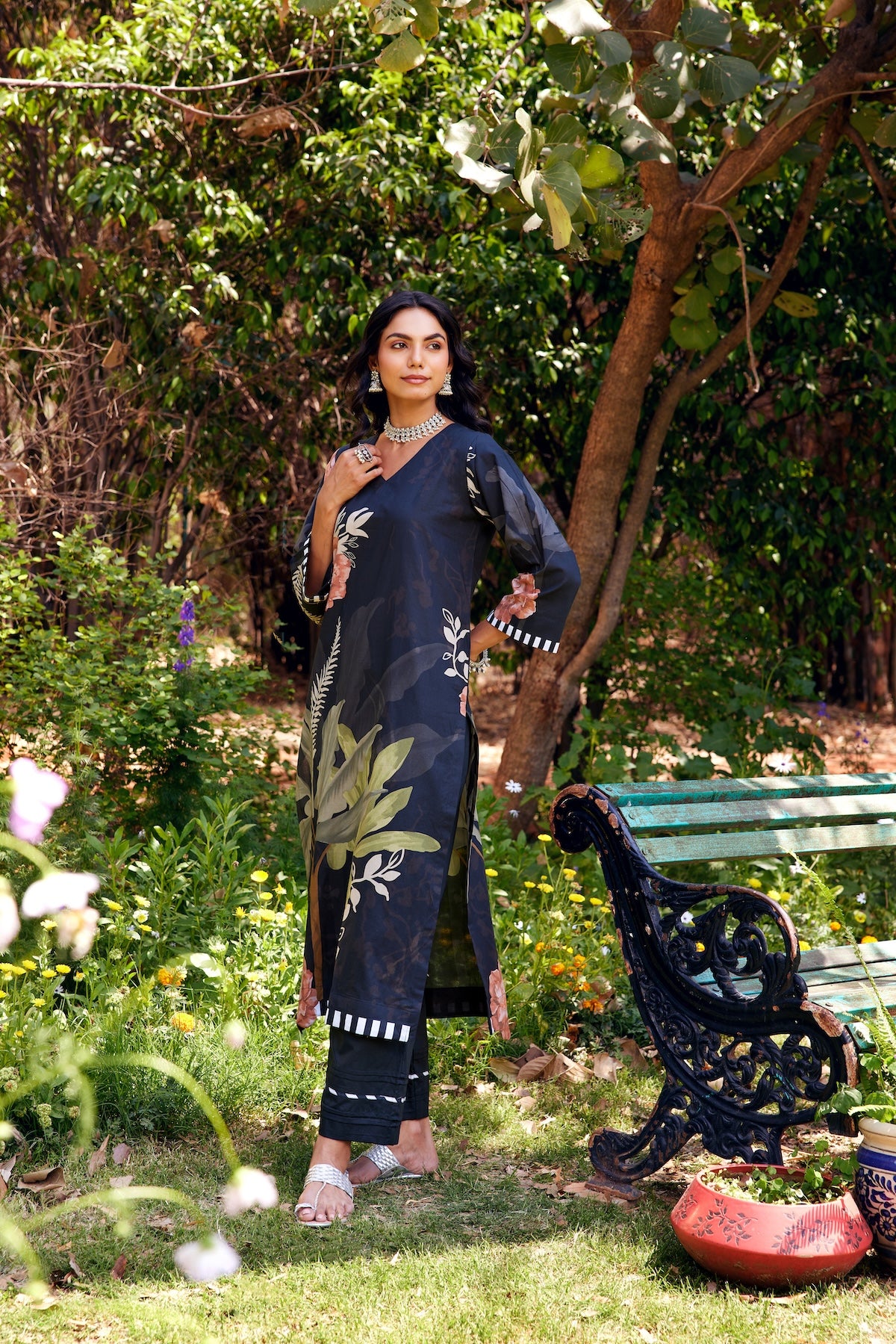 Noor Black Kurta Set of 3