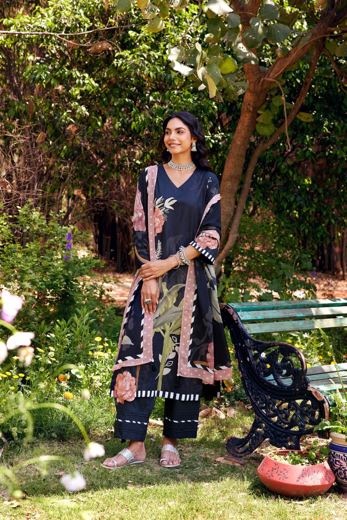 Noor Black Kurta Set of 3