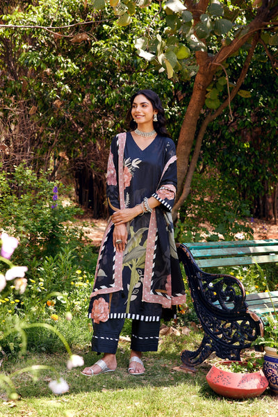 Noor Black Kurta Set of 3