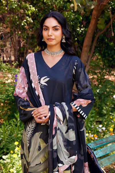 Noor Black Kurta Set of 3