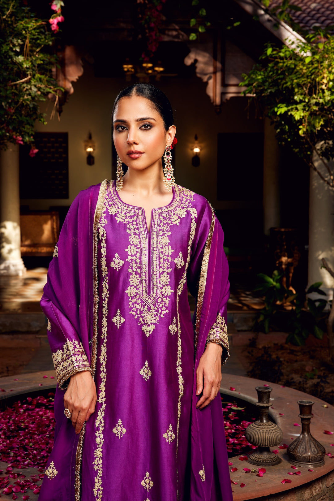 Purple Inayat Kurta Set of 3