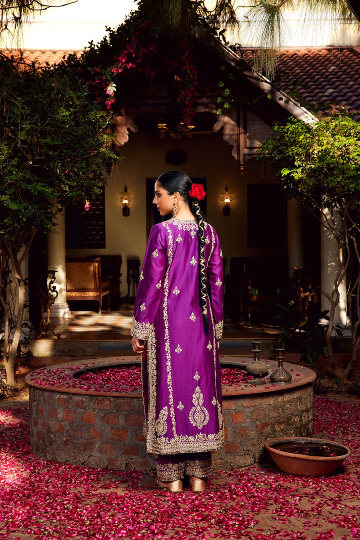 Purple Inayat Kurta Set of 3