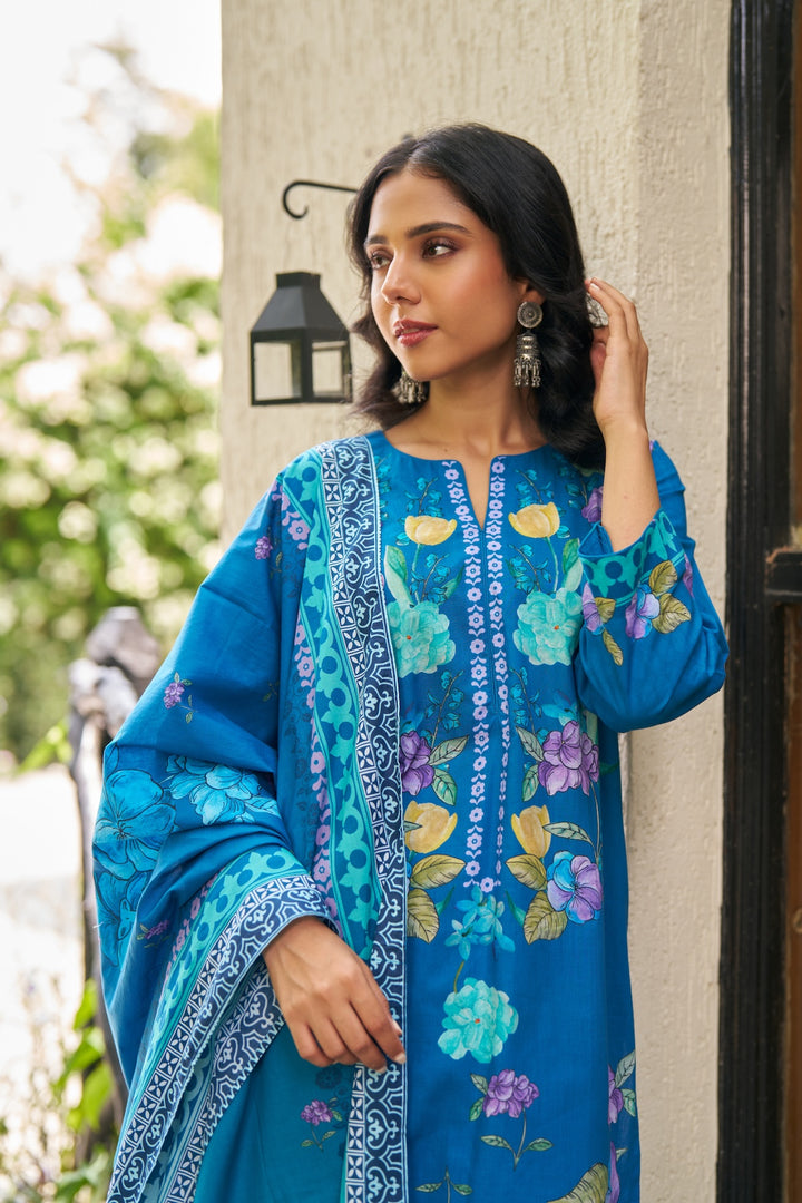Dhwani Blue Kurta Set of 3