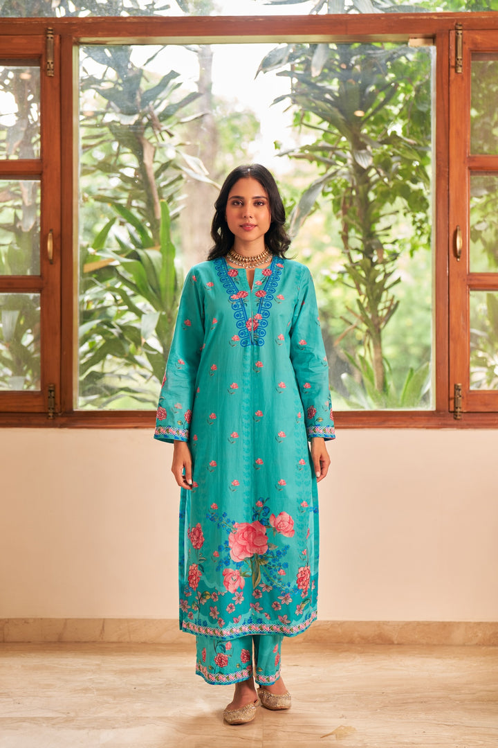 Dhwani Firozi Kurta Set of 3