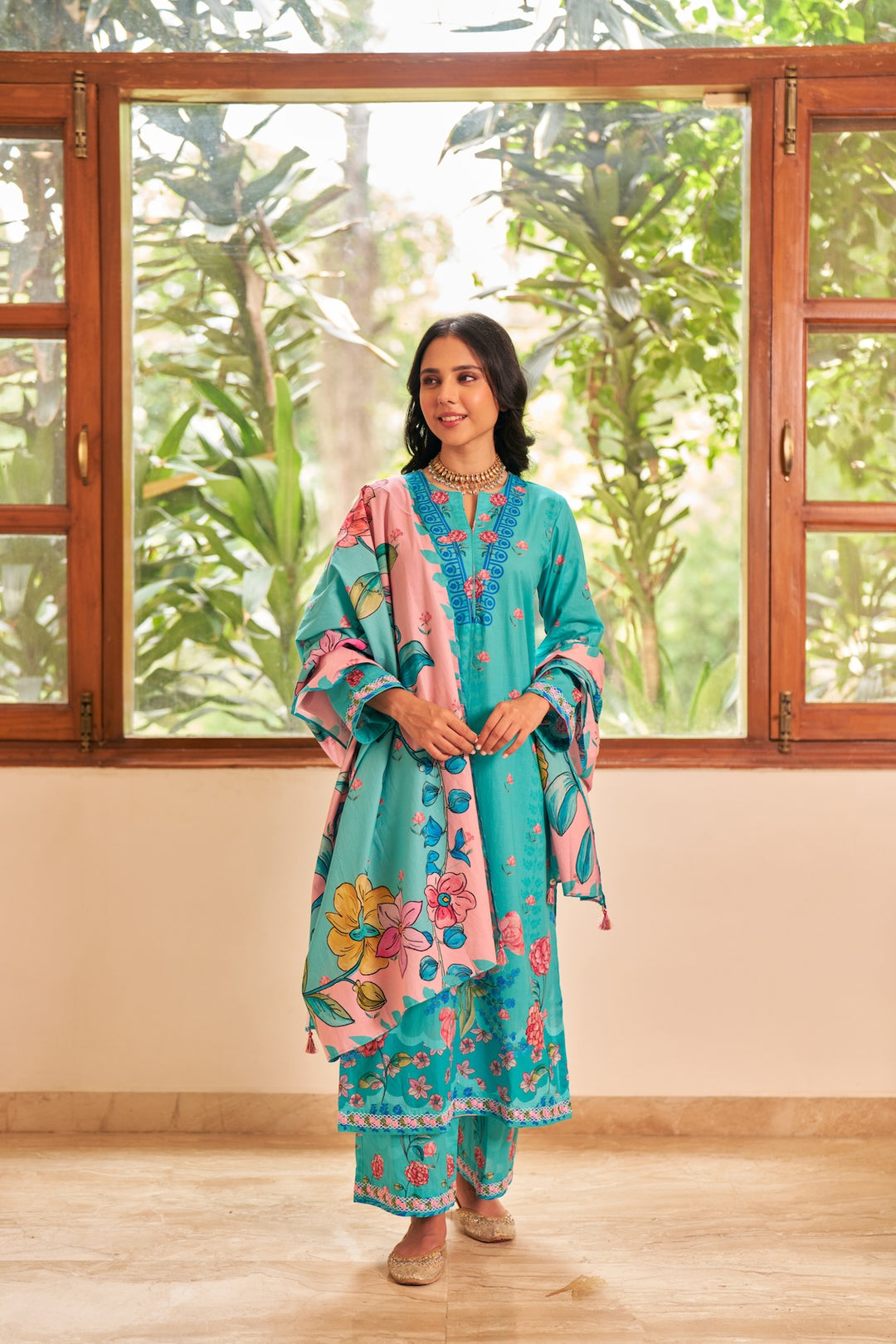 Dhwani Firozi Kurta Set of 3