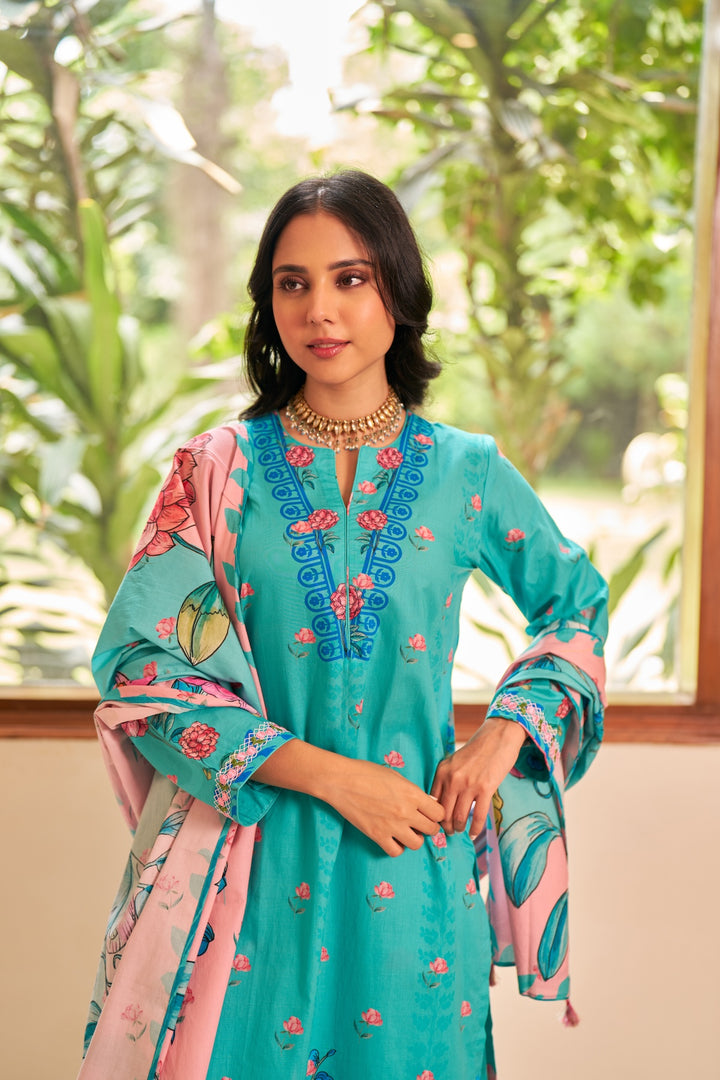 Dhwani Firozi Kurta Set of 3