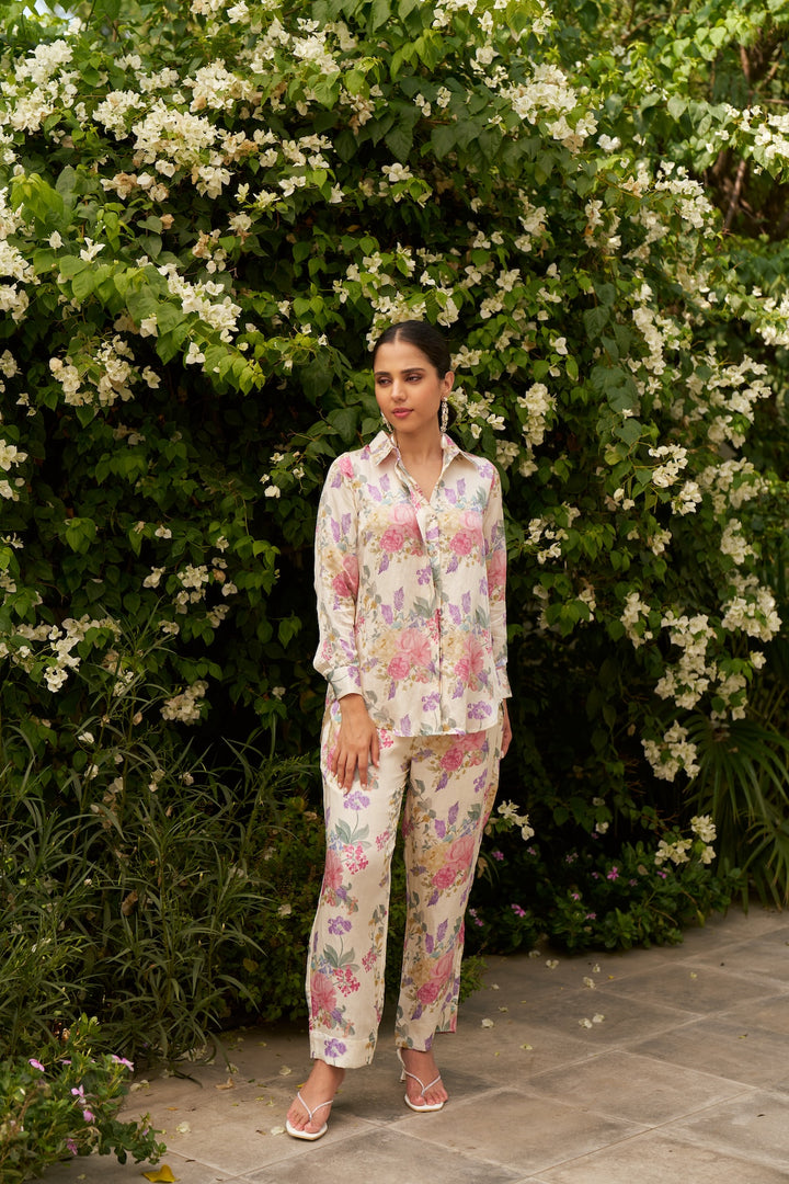T.G.I.F Ivory Co-ord Set of 2
